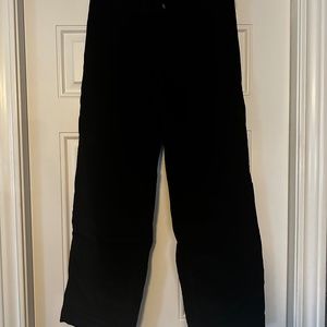 Everlane Wide Leg Black Corduroy Size 12